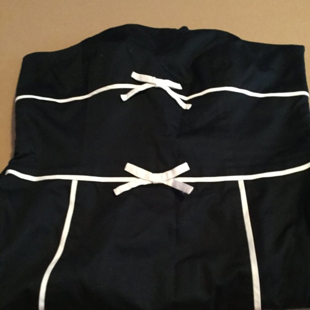 Ann Taylor Strapless White Bow Dress